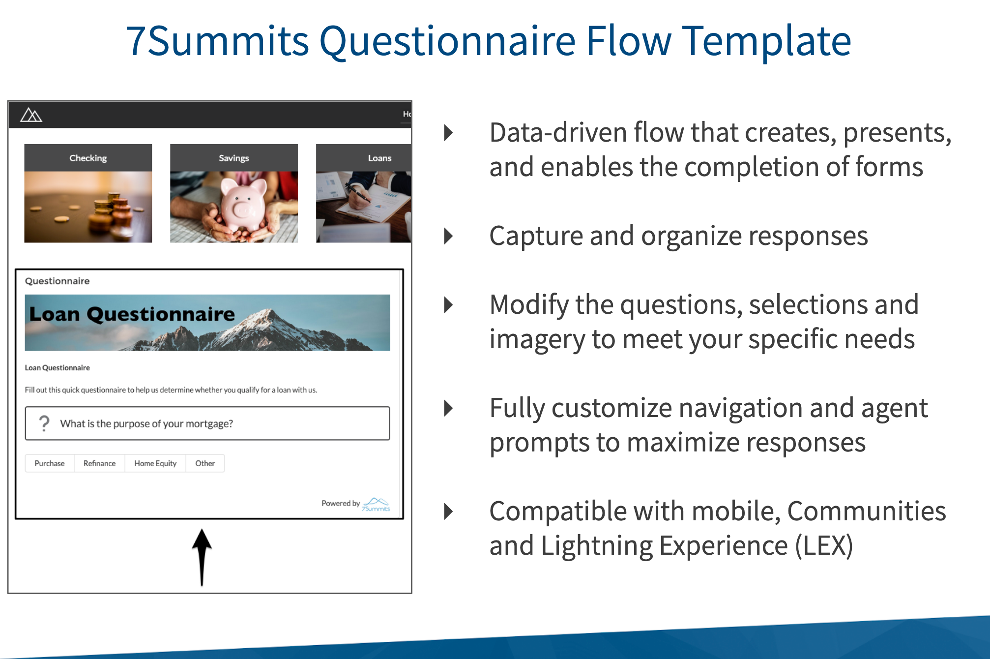 Questionnaire Form (Flow Template) - 20Summits - AppExchange Pertaining To Business Process Questionnaire Template