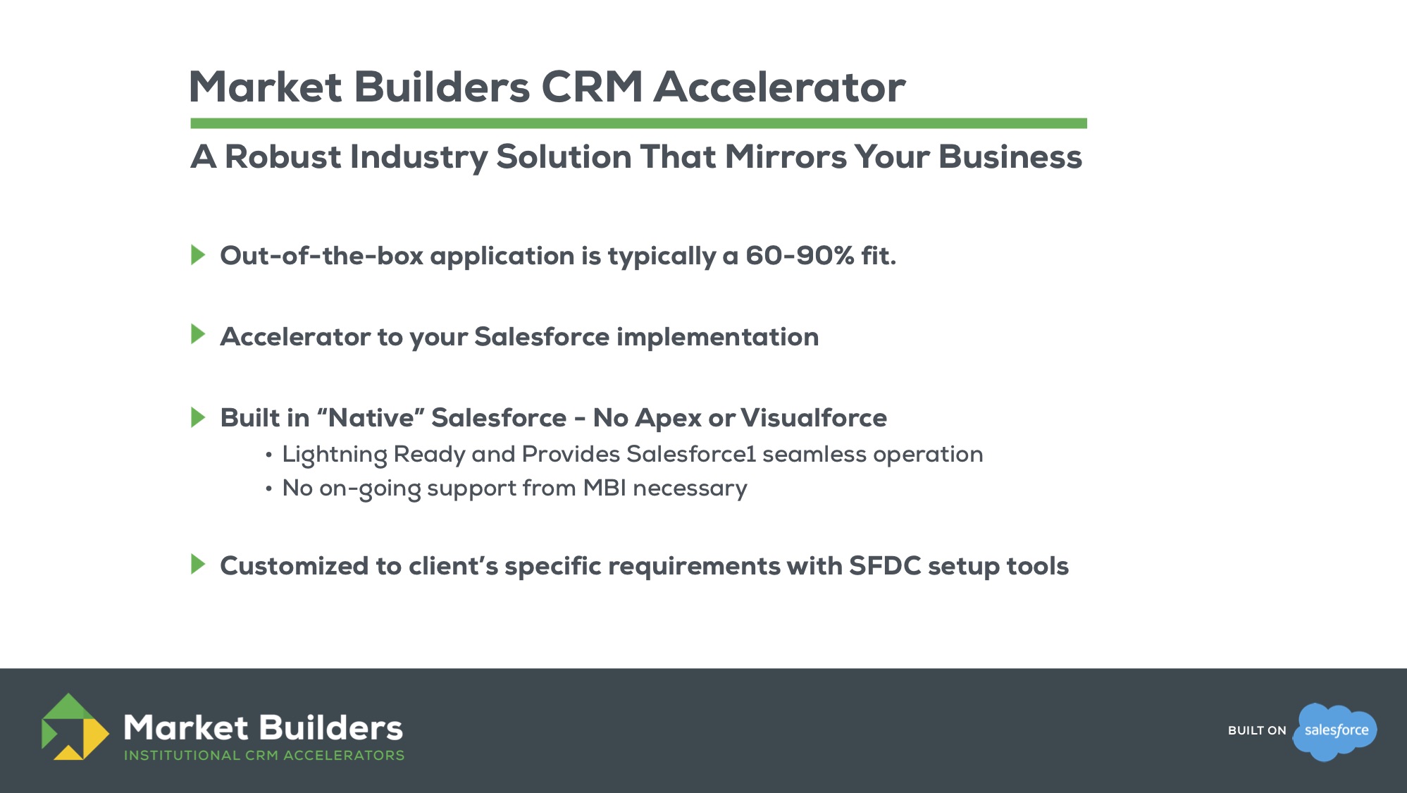 market builders crm accelerator details