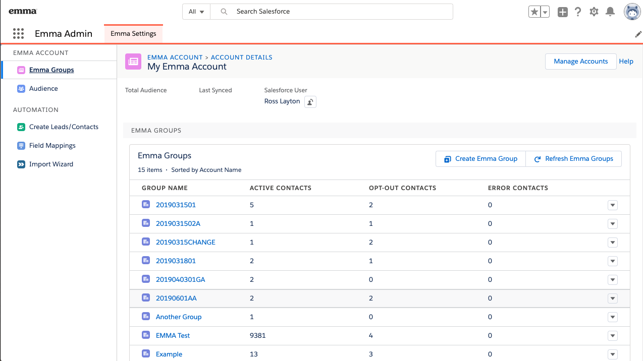 Emma for Salesforce | Email Marketing & Mass Email for Agencies | Salesforce AgentExchange screenshot 9