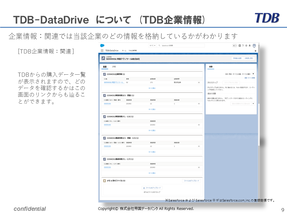 TDB-DataDrive ｜ 帝国データバンクの企業情報で、営業現場の負荷軽減 