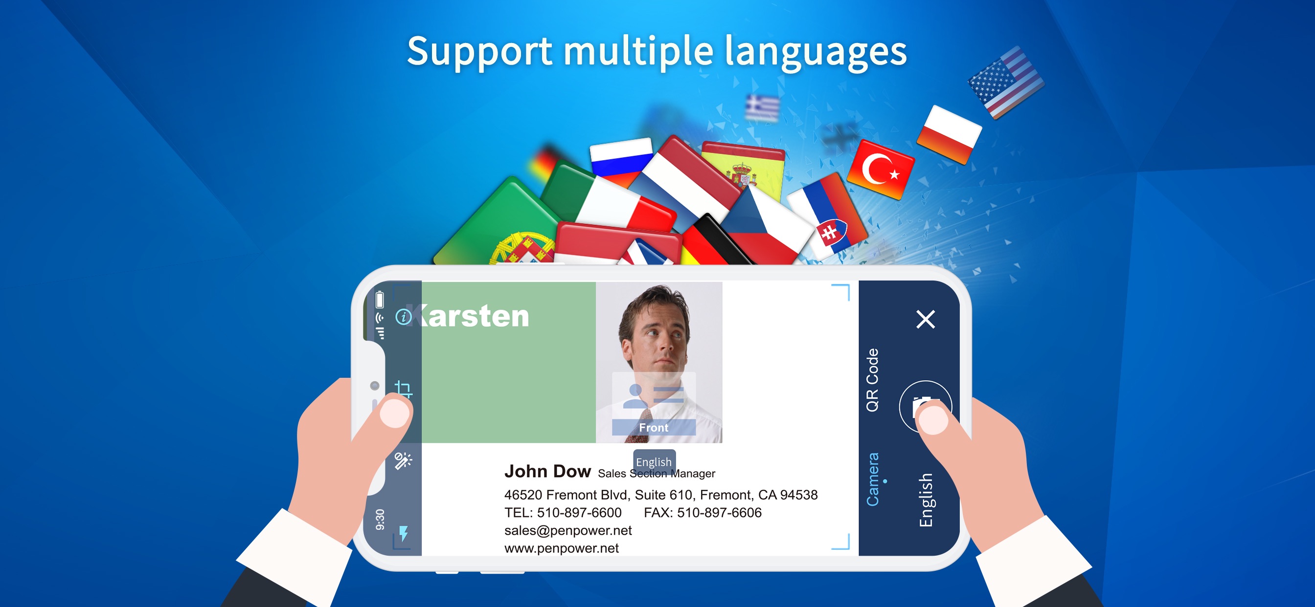 support multiple languages