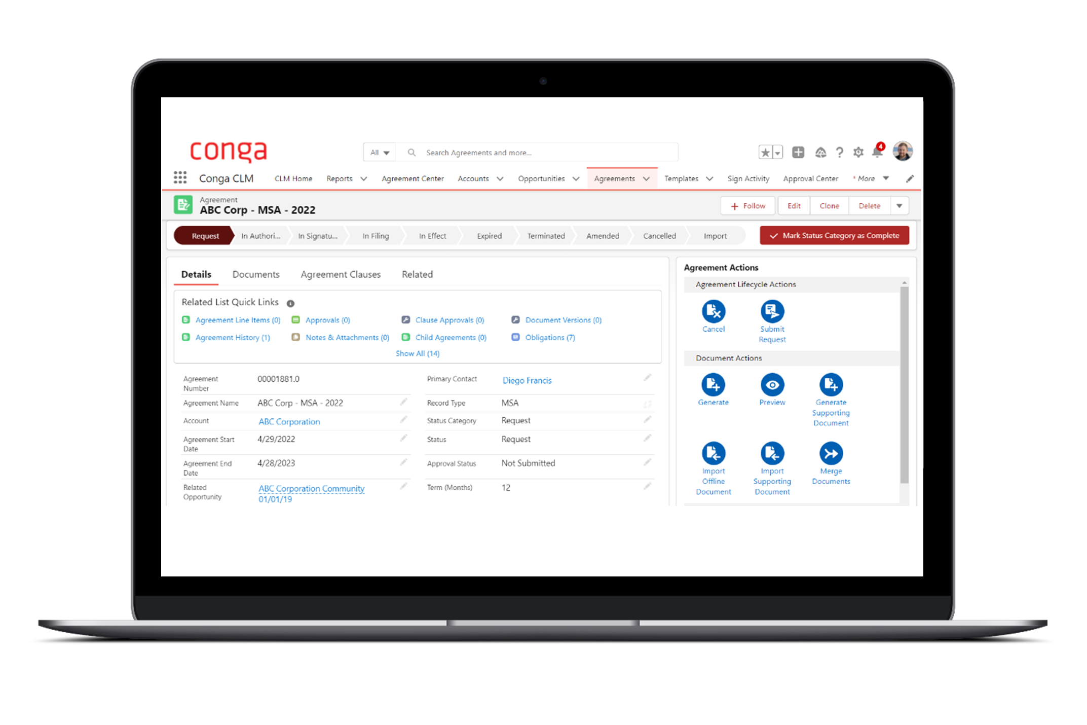 ensure consistency across global teams to ensure contract standardization