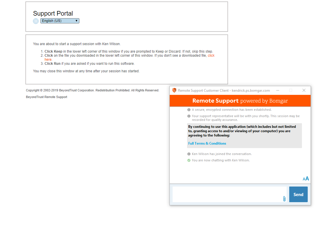 Beyondtrust remote support