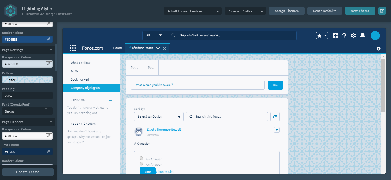 Restyler - Create bespoke themes for Salesforce Lightning