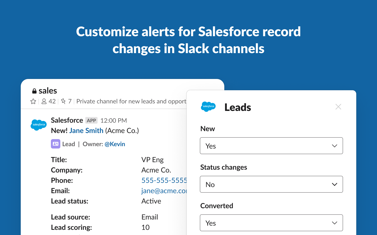 Salesforce For Slack Unlock Collaboration Across Sales And Service Slack Technologies Appexchange