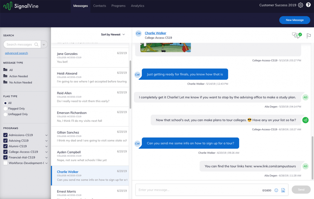 signal vine platform