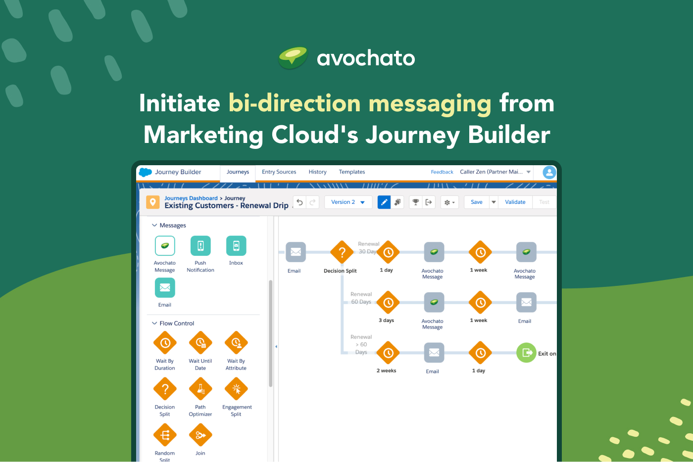 Avochato for Marketing: Two-way SMS Text Messaging for Journey Builder