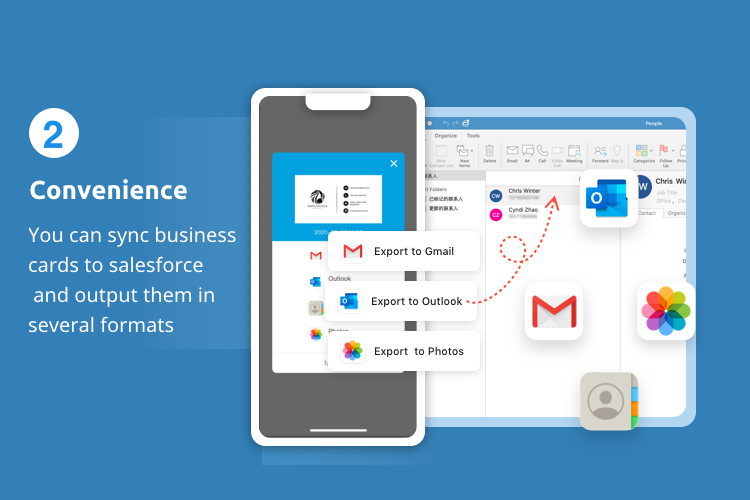 camcard for salesforce scan business cards into salesforce