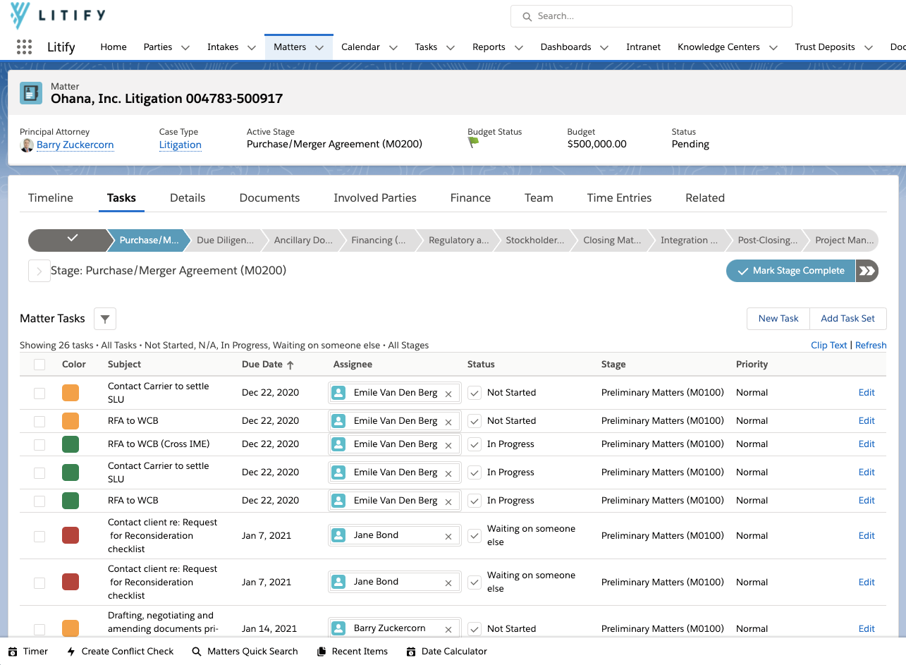 Litify | The Legal Operating Platform