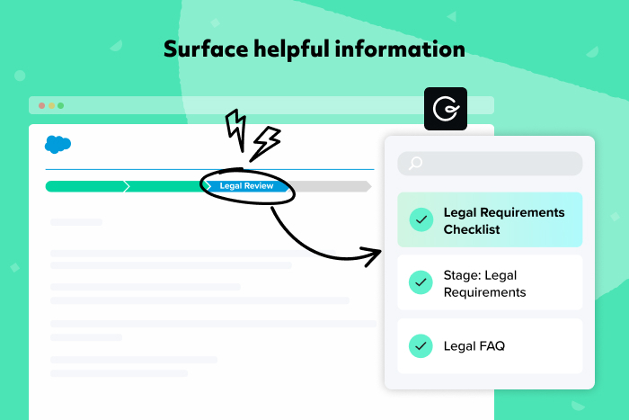 guru can intelligently suggest cards relevant to your