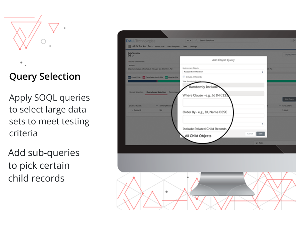 query selection to help with larger data set needs