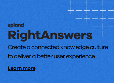 RightAnswers  Enterprise Knowledge Management - Upland Software -  AppExchange