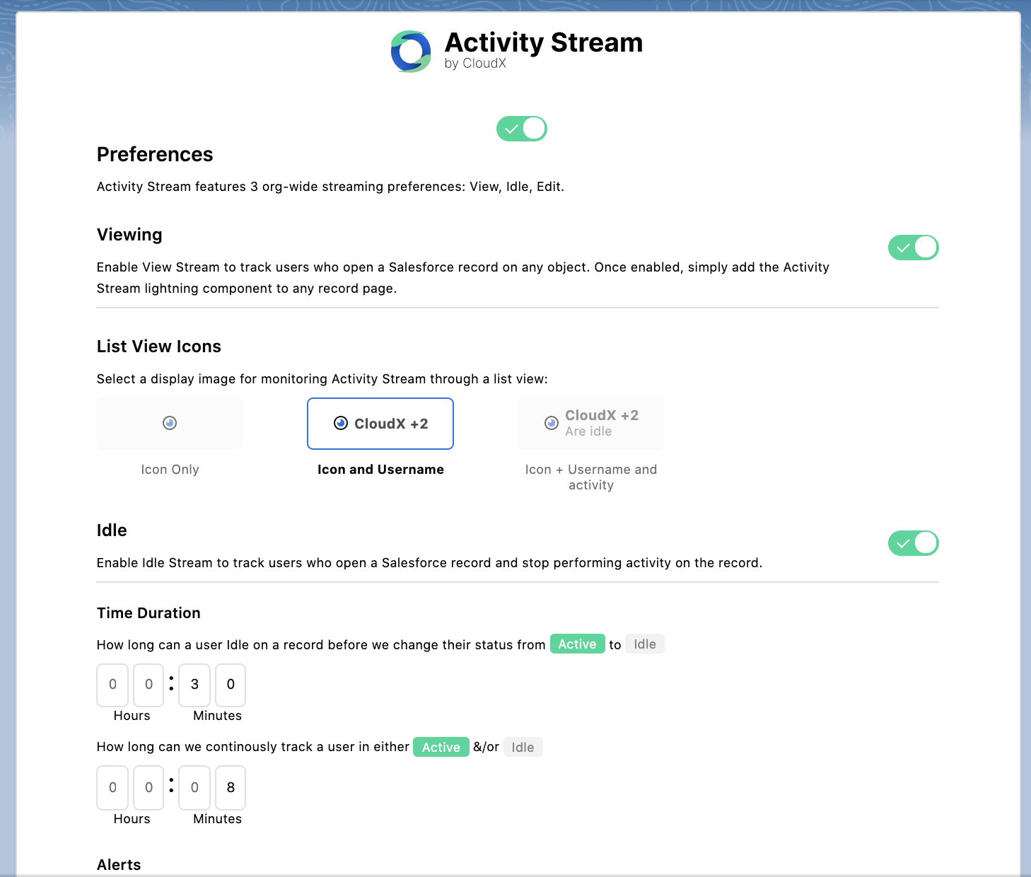 use the activity stream settings page to customize activity stream for ...