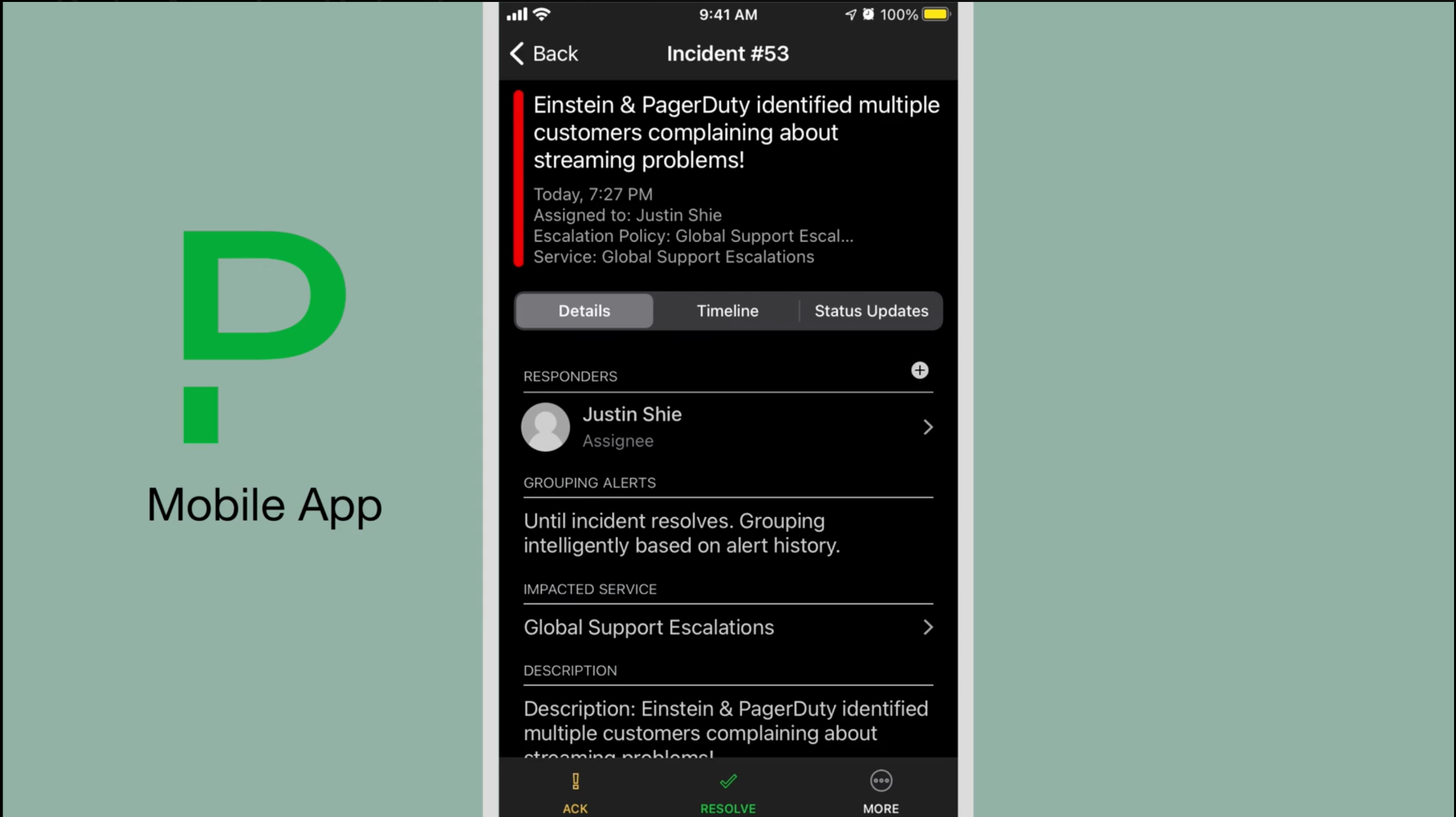 receive proactive alerts from einstein and pagerduty