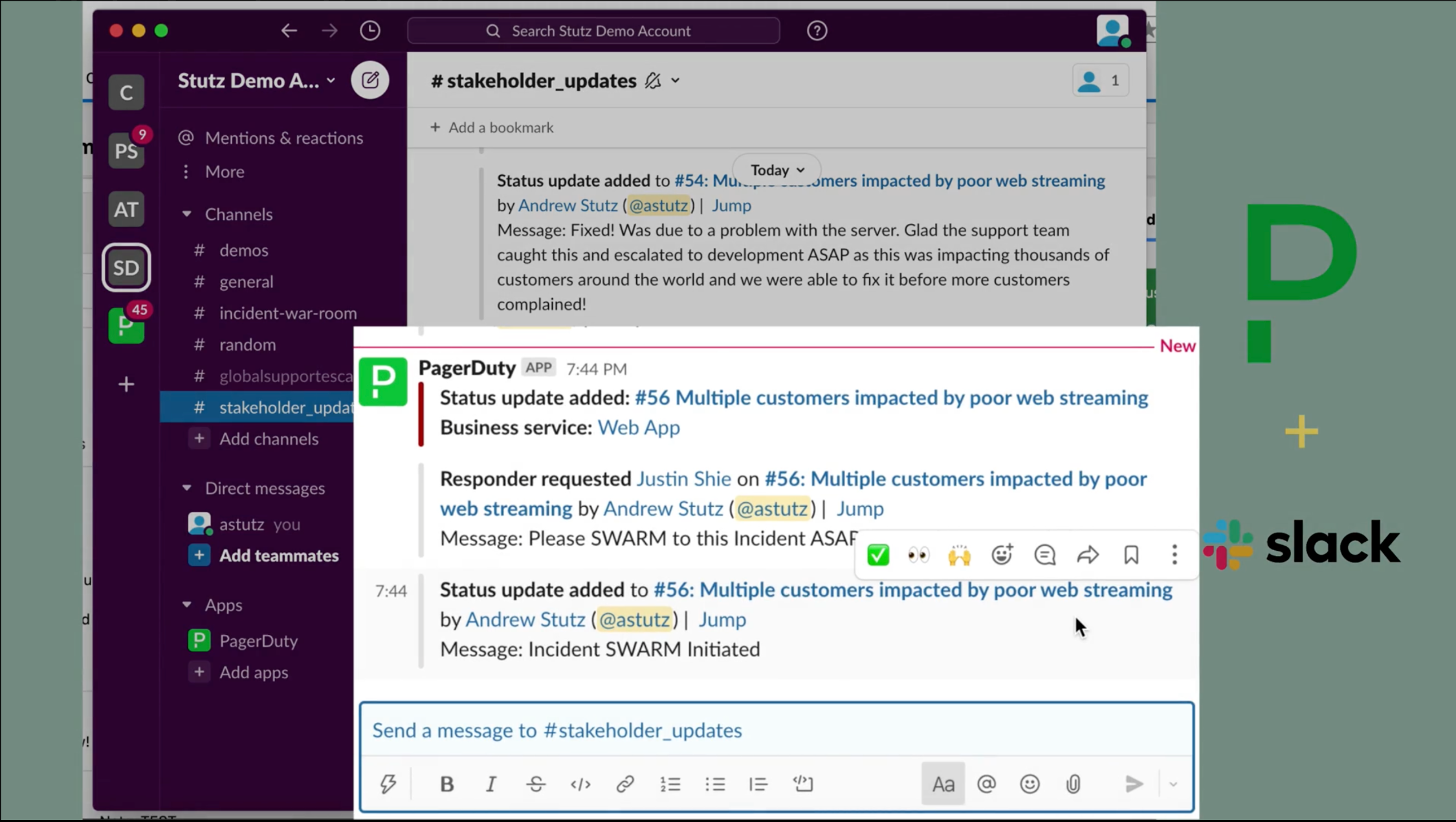 run customer response plays directly inside of pagerduty