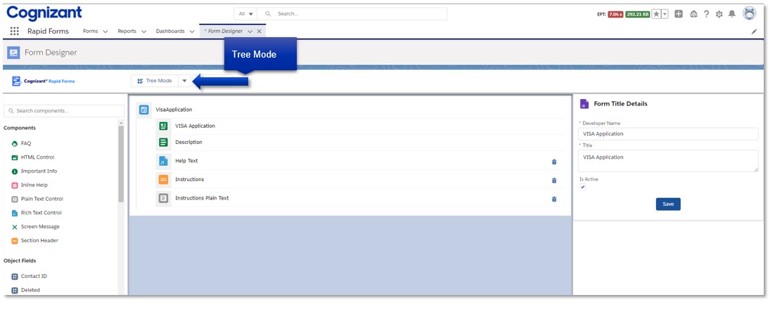 Cognizant Rapid Forms