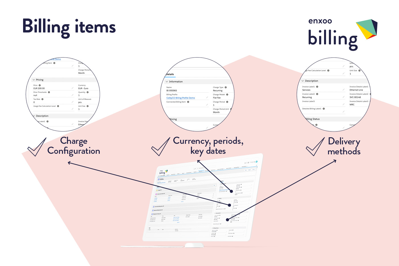 enxoo billing billing items definition
