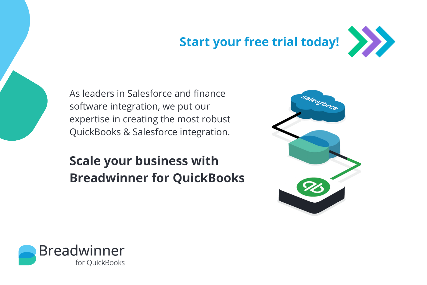 start your free trial of breadwinner for quickbooks today