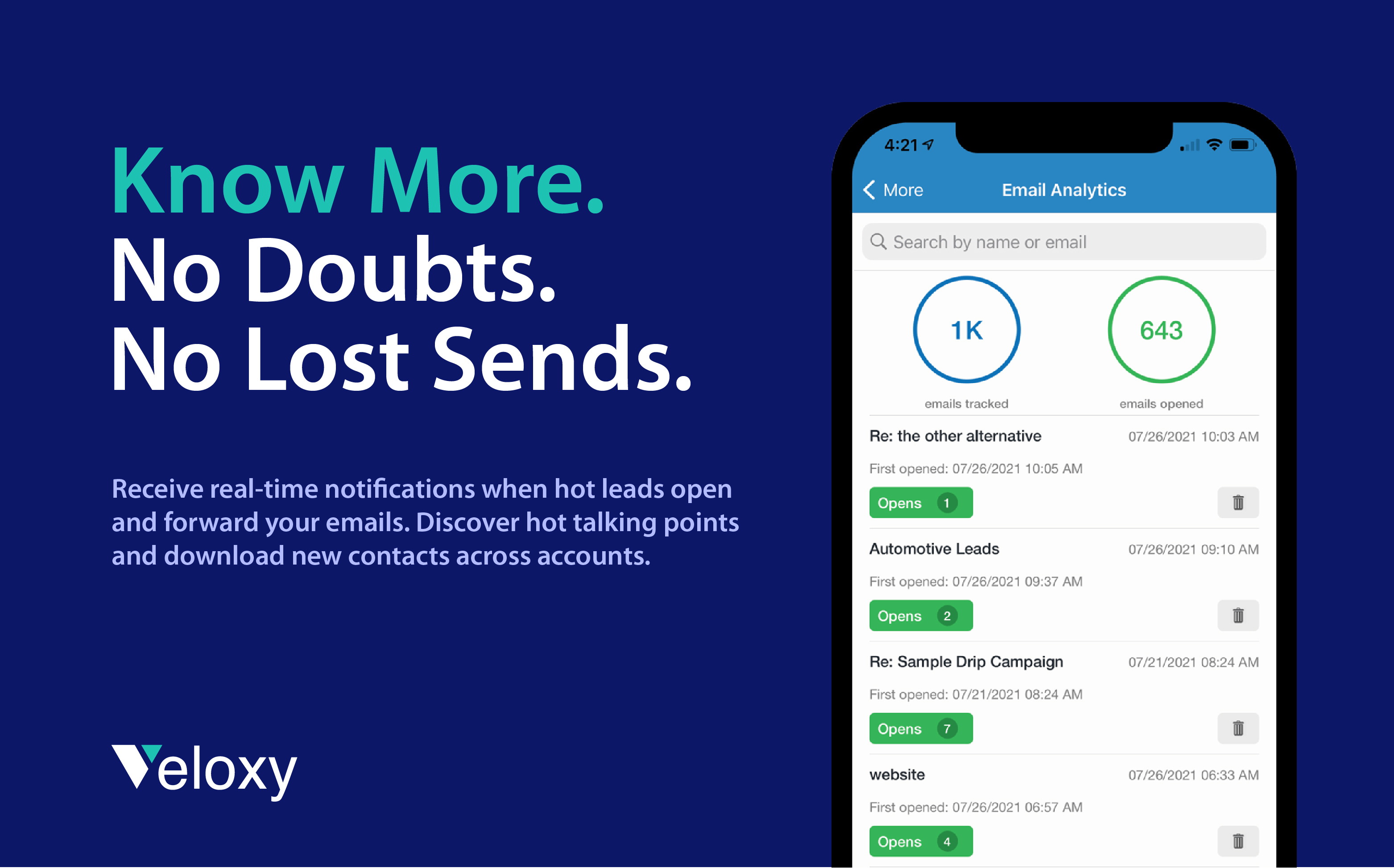 know more with email analytics no doubts no lost sends