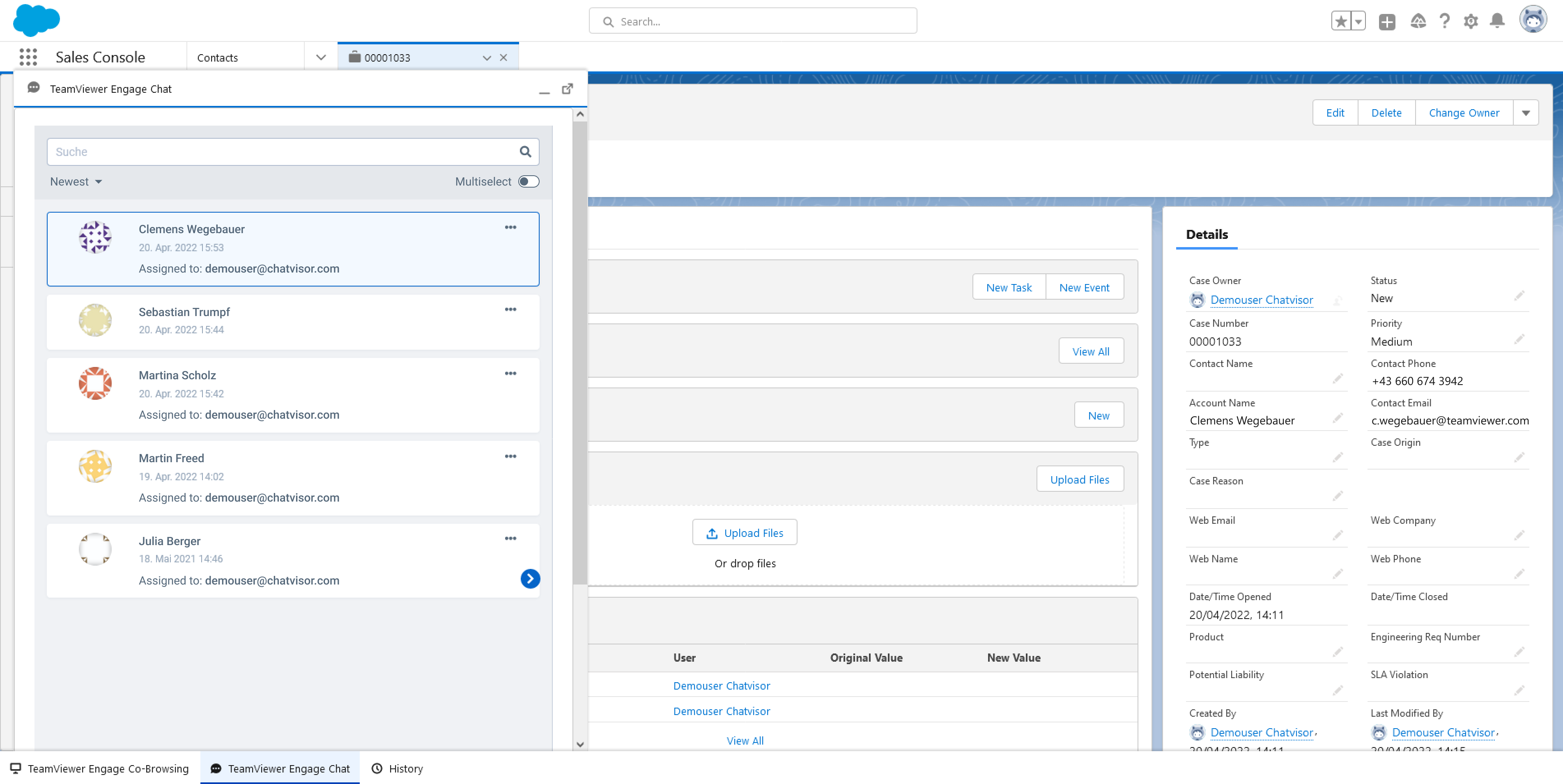 TeamViewer Engage for Salesforce