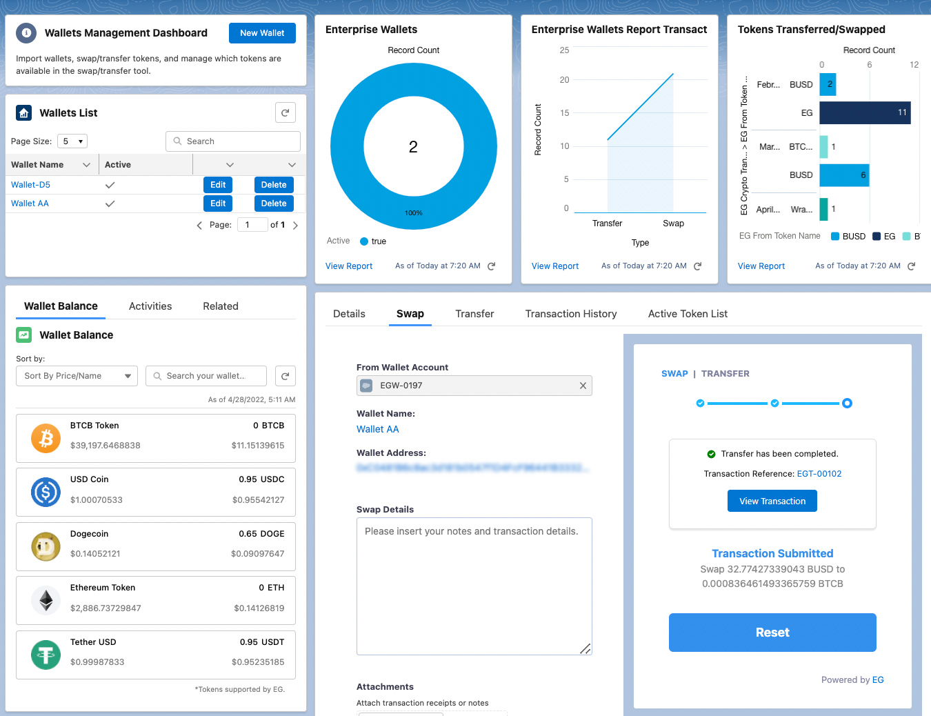 Lightning Crypto Exchange | Salesforce AppExchange