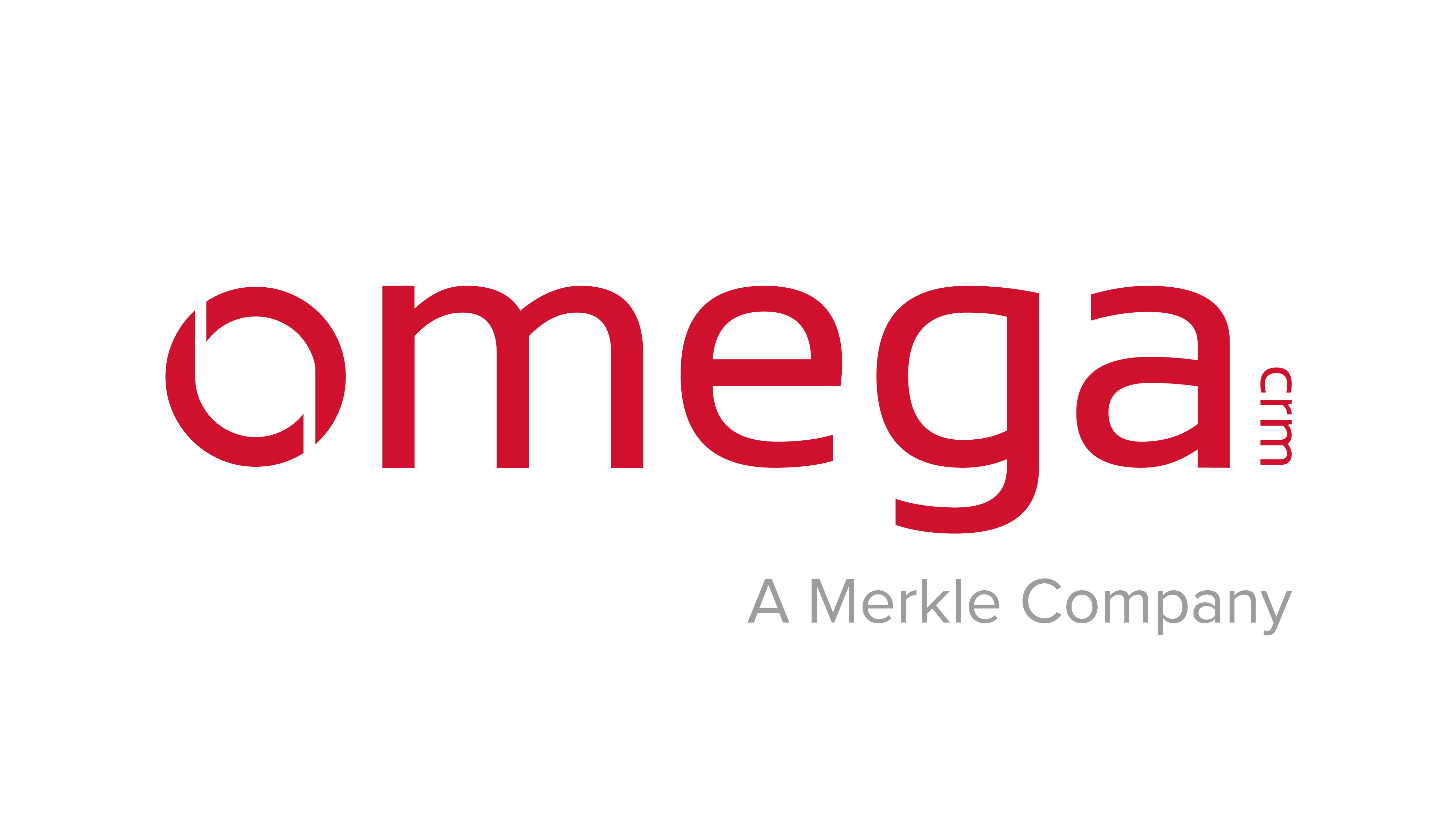Omega CRM. A Merkle Company logo