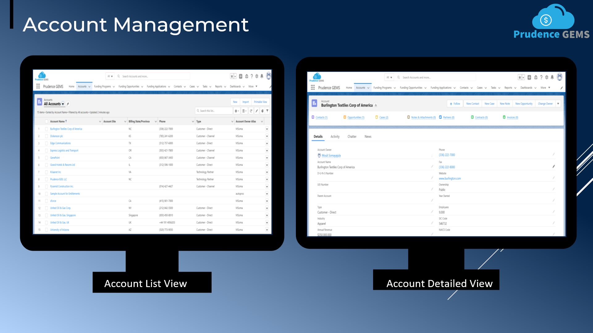 account management