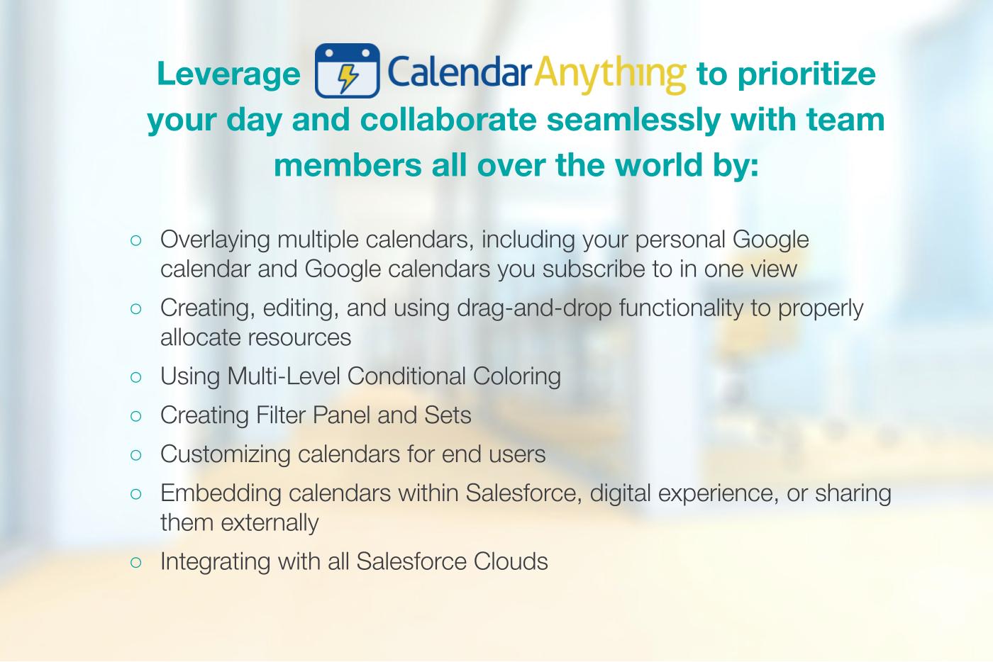 CalendarAnything - Silverline - AppExchange