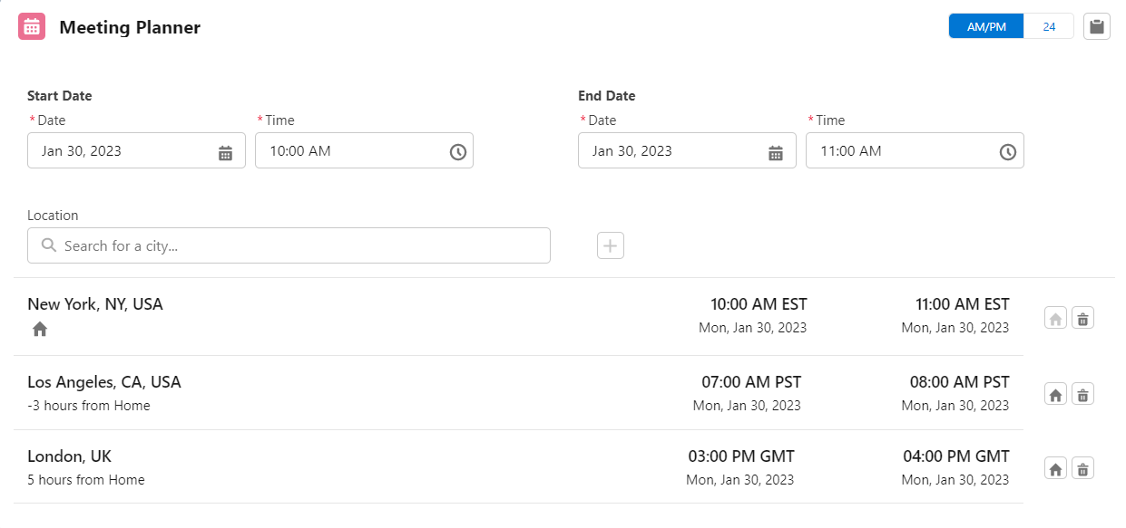 Utilize The Meeting Planner To Check Time Zones Before You Schedule A