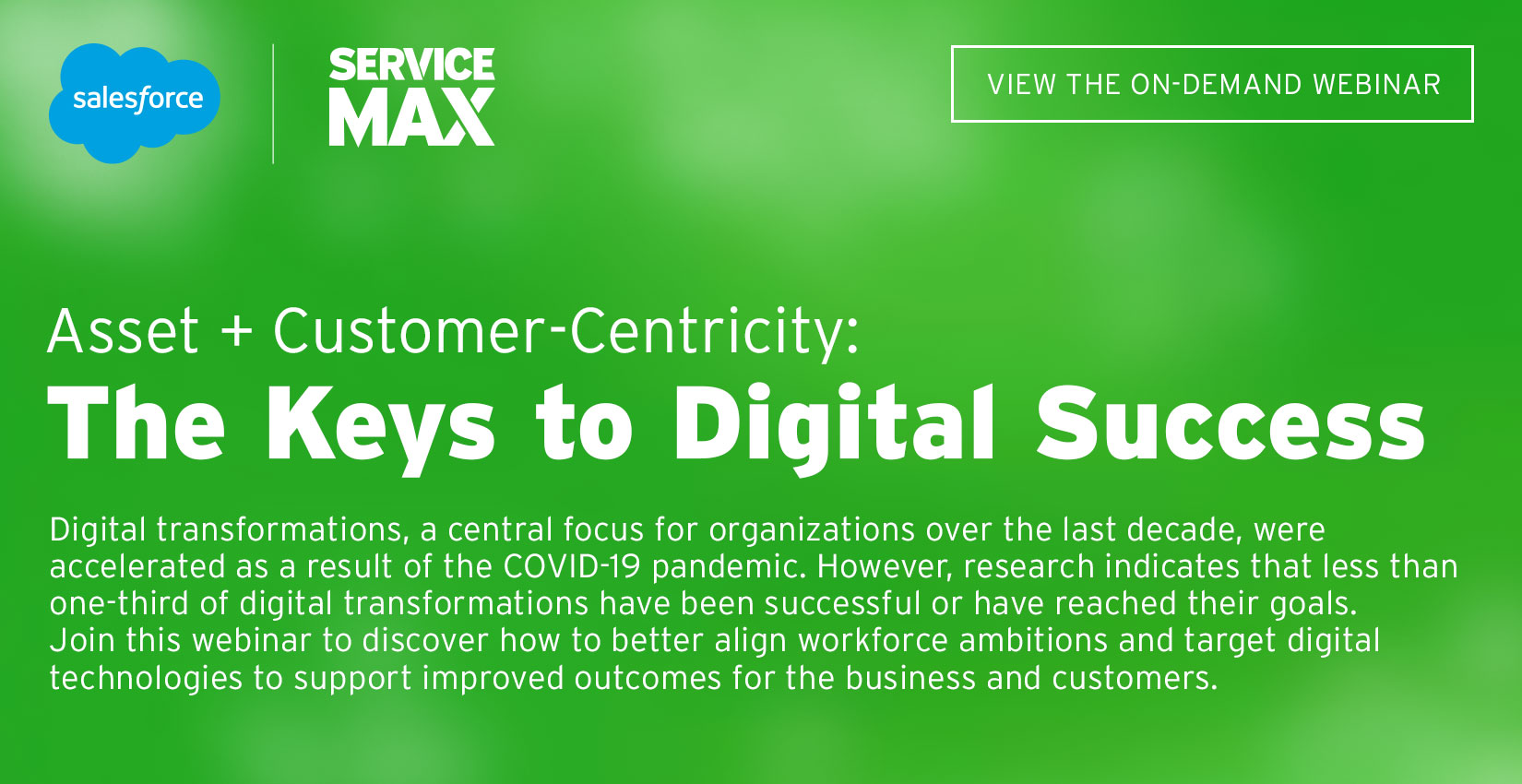 Webinar: Asset + Customer-Centricity: The Keys to Digital Success