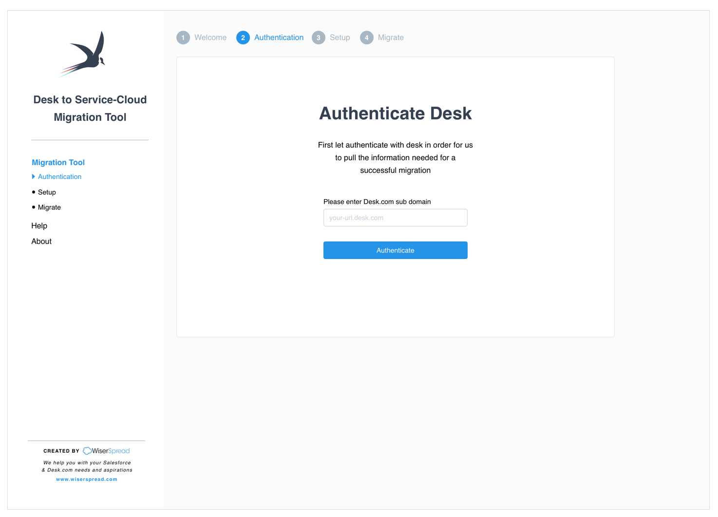Desk To Salesforce Service Cloud Migration App Wiserspread